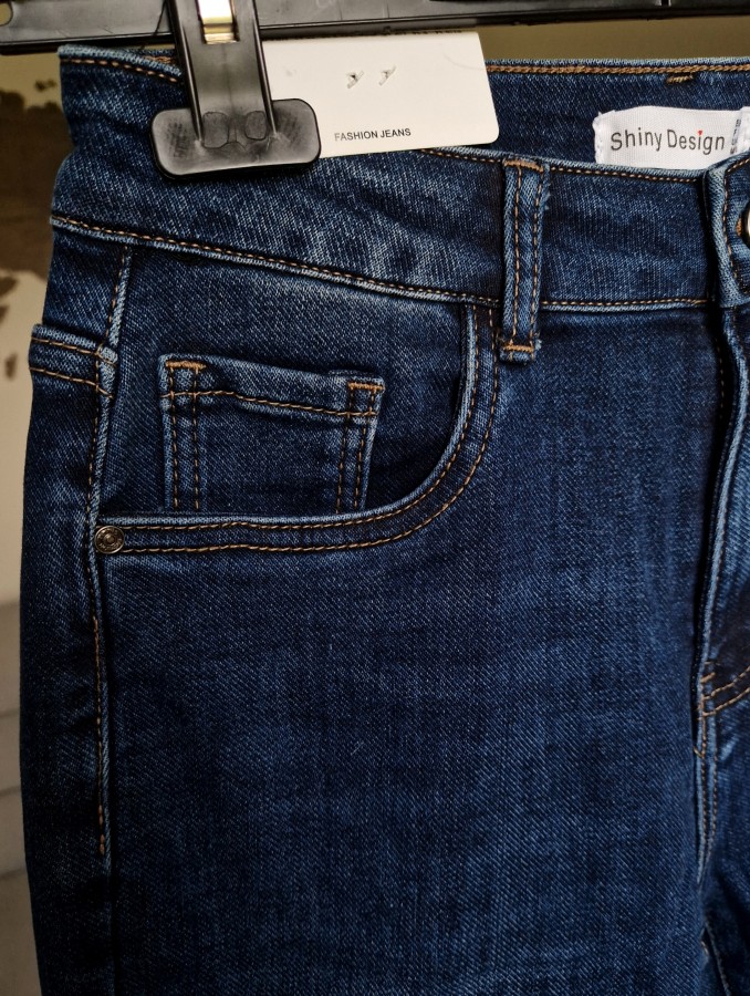 Pašiltinti Momfit džinsai (XS-XL dydžiai)