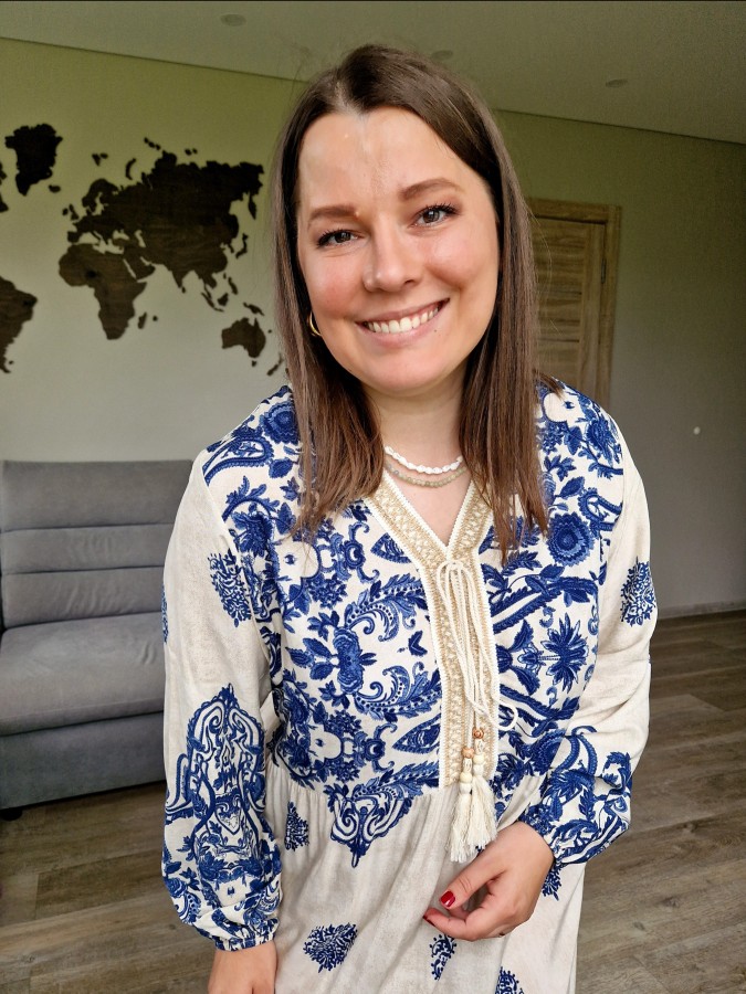 Boho stiliaus ilga suknelė (3 spalvos)