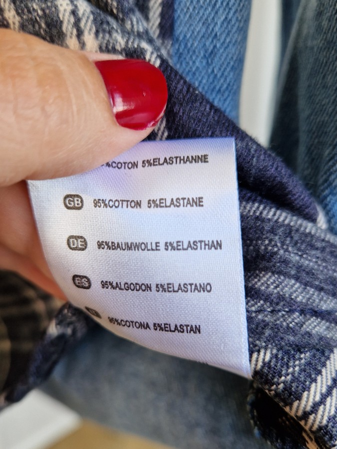 Dailūs Laulia džinsiniai marškiniai