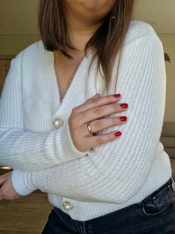 Elegantiškas megztukas-kardiganas (4 spalvos)