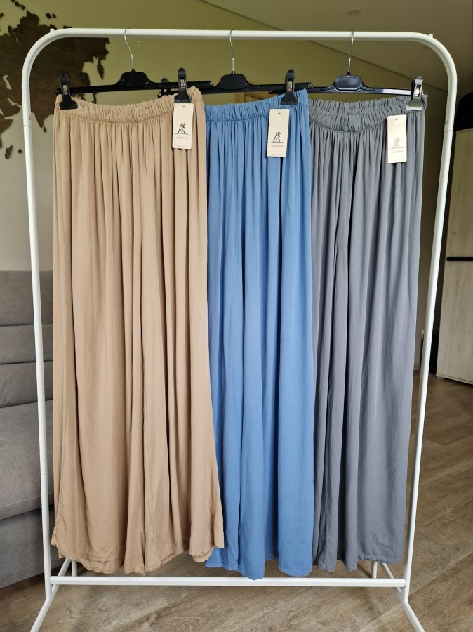 Ilgos, laisvesnio modelio kelnės (4 spalvos)