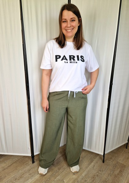 Medvilniniai marškinėliai PARIS (4 spalvos)