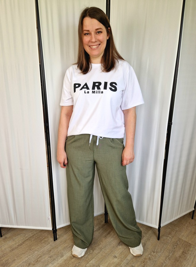 Medvilniniai marškinėliai PARIS (4 spalvos)