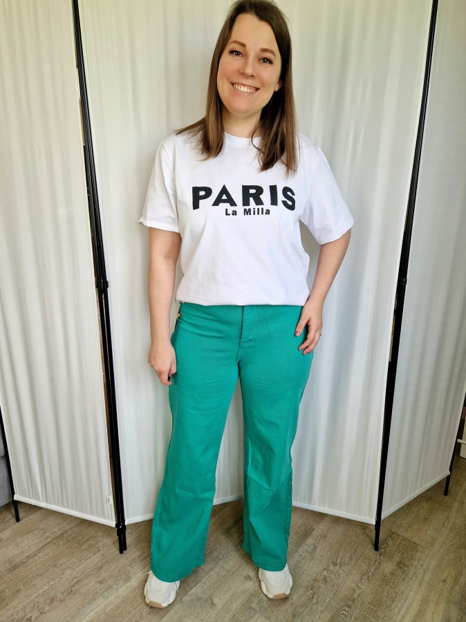 Medvilniniai marškinėliai PARIS (4 spalvos)