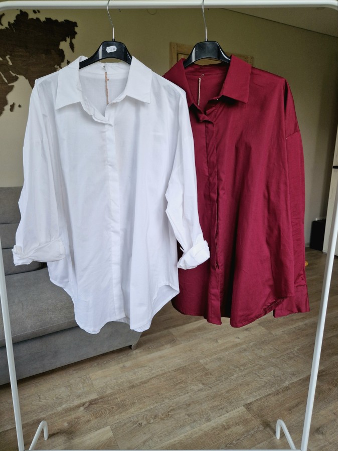 Stilingi oversize marškiniai (2 spalvos)